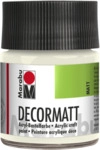 Marabu 140105070 Marabu Decormatt Acryl Wei&szlig; 070, 50 ml