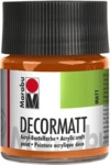 Marabu 140105013 Marabu Decormatt Acryl Orange 013, 50 ml