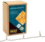 Idena LED Lichterkette 10 LED warmwei&szlig; 6h Timer 1m Innen