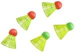 Hudora Ersatzb&auml;lle f&uuml;r Badminton, 5 St&uuml;ck