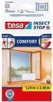tesa Fliegengitter COMFORT f&uuml;r bodentiefe Fenster, wei&szlig;, 120 x 240 cm