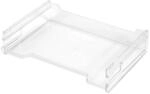 Herlitz Ablagekorb hochglanz transparent, A4 quer