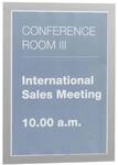 Durable 487223 selbstklebender Informationsrahmen Magaframe A4, silber