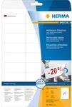 HERMA Etiketten Premium, wei&szlig;, 63,5 x 29,6mm, 675 St&uuml;ck