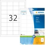 HERMA 8643 Etiketten A4 48,3x33,8mm wei&szlig; 10 Blatt