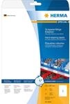 HERMA Etiketten Premium, wei&szlig;, 210 x 297mm, 25 St&uuml;ck