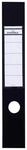 Durable 809001 selbstklebende Ordnerr&uuml;ckenschild Ordofix, 60 x 390 mm, schwarz