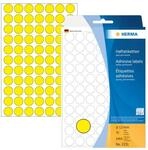 HERMA Etikett Farbpunkt gelb &Oslash; 13mm 2464 St&uuml;ck