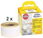Avery Zweckform AS0722370 Rollenetiketten Adressaufkleber 28 x 89 mm, 2 Rolle/260