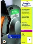Avery Zweckform L7917-10 Ultra-Resistente Folien-Etiketten, 210 x 297 mm, 10 Bogen/10