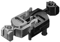 FLEISCHMANN 9541 N PROFI-Kupplung mit Blatt-Richtfeder und Abdeckplatte (mit langen