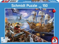 SCHMIDT SPIELE 56252 Abenteuer mit den Piraten, 150 Teile