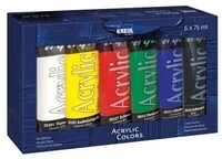 C.KREUL 28260 KREUL el Greco Acrylic Set 6 x 75 ml Tuben