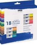 C.KREUL 28251 KREUL el Greco Acrylic Set 18 x 12 ml Tuben