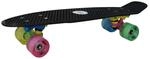 Authentic Sports Skateboard fun, No Rules NEON mit Leuchtrollen