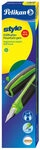 PELIKAN 801256 Pelikan F&uuml;ller Style f&uuml;r Rechts- und Linksh&auml;nder, Neon Gr&uuml;n, Feder