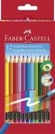 FABER-CASTELL 116612 Buntstift radierbar 12er Kartonetui