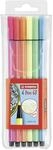 STABILO 6806-1 Premium-Filzstift - STABILO Pen 68 - 6er Pack - 6 Neonfarben