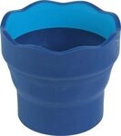 FABER-CASTELL 10006700 Wasserbecher CLIC & GO blau