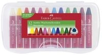 FABER-CASTELL 120011 Wachsmalkreiden Jumbo 12er Box