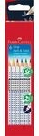 FABER-CASTELL 113210 Colour Grip Heft & Tafel Buntstift, 6er Kartonetui