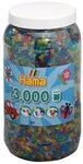 HAMA 211-54 Dose mit 13000 Perlen, Glittermix