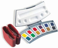 PELIKAN 721886 Pelikan Aquarellfarbkasten, 12 Farben