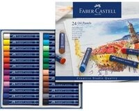 FABER-CASTELL 127024 &Ouml;lpastellkreide STUDIO QUALITY 24er Etui