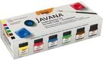 KREUL 90600 Javana Stoffmalfarben f&uuml;r helle Stoffe Set Grundfarben 6 x 20 ml