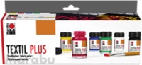 Marabu 171500087 Marabu-Textil plus Starter-Set, 6 x 15 ml