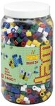 HAMA 8540 Dose mit ca. 1400 Maxi-Perlen, Vollton-Mix