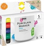 C.KREUL 16300 KREUL Porcelain Marker medium Junior 5er Set