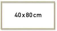 SCHIPPER 605130708 MNZ - Malen nach Zahlen Alurahmen 40 x 80 cm