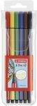 STABILO 6806/PL Premium-Filzstift - STABILO Pen 68 - 6er Pack - mit 6 verschiedenen