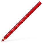 FABER-CASTELL 110921 Buntstift Jumbo Grip geraniumrot hell