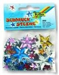 Folia Schmucksteine Sterne bunt, 350 St&uuml;ck