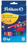 Pelikan Buntstifte dreieckige dicke Holzstifte 12 St&uuml;ck