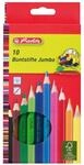 Herlitz Jumbo Buntstifte FSC100% lackiert 10er