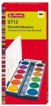 Herlitz Deckfarbkasten ST12, 12 Farben, aus Kunststoff