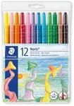 STAEDTLER&reg; Noris&reg; 221 Wachs-Twister, Kartonetui mit 12 Wachs-Twistern in sortierten