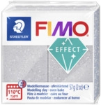 STAEDTLER 8020-812 Modelliermasse Fimo effect silber glitter