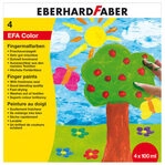 FABER 578804 Fingerfarbe 100 ml 4er Schachtel