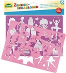 LENA&reg; 65766 Zeichenschablone Prinzessinen und Elfen
