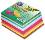 Folia Faltbl&auml;tter in 10 Farben, 100 Blatt, 20 x 20cm