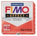 STAEDTLER&reg; FIMO&reg; effect Normalblock, 57 g, rot transluzent