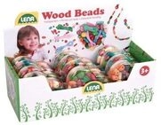 LENA&reg; 32043 Herzdose Holzperlen, sortiert