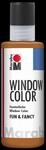 Marabu 40604047 Marabu Window Color fun & fancy Hellbraun 047, 80 ml