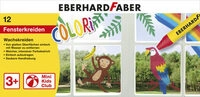 FABER 524112 Wachsmalstift EFA Fensterkreide Kartonetui