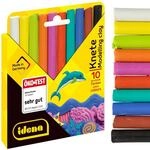 Idena Knete 10 leuchtende Farben