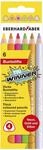FABER 518306 Buntstift TRI Winner Leuchtfarben 6er Etui